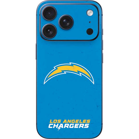 NFL Los Angeles Chargers - Alternate Distressed iPhone 17 Pro Skin